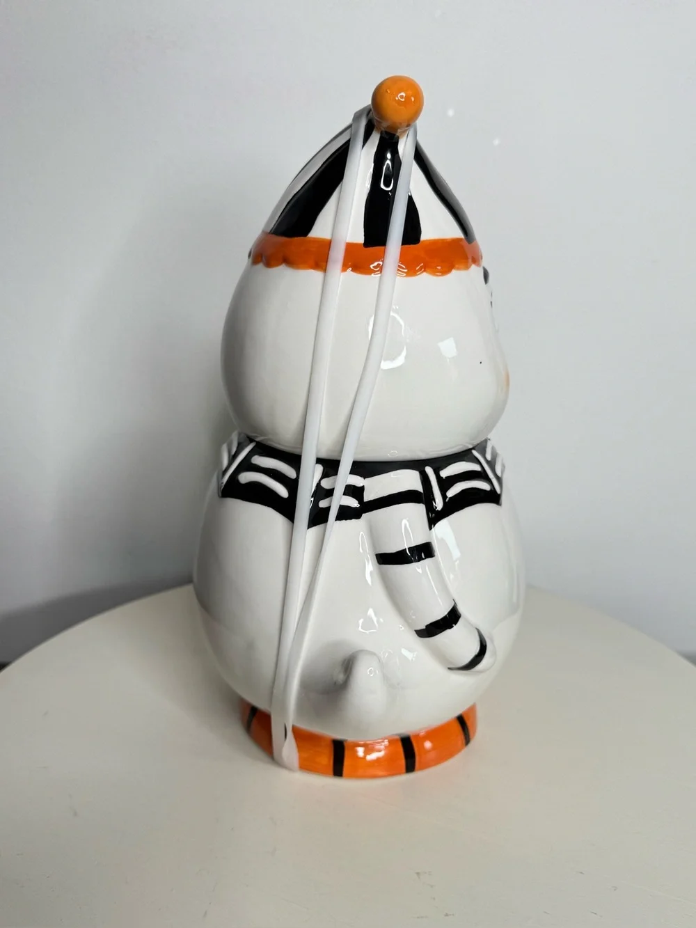 Retro Ghost Cookie Jar Jack O’Lantern Lane  Halloween Decor